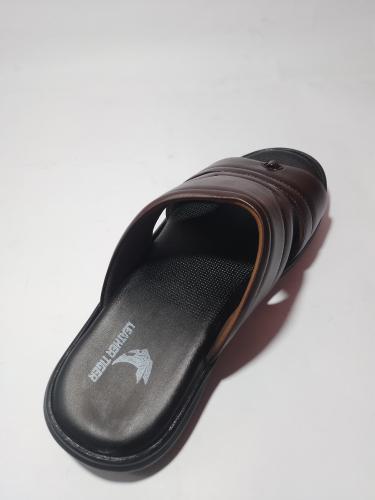 LEATHER TIGER slipper