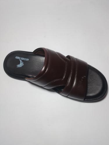 LEATHER TIGER slipper