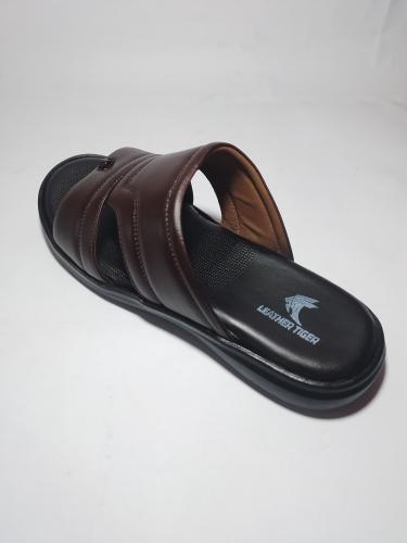 LEATHER TIGER slipper